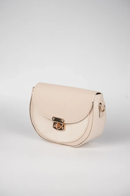 Kilit Detaylı kapaklı Çapraz Askılı Çanta