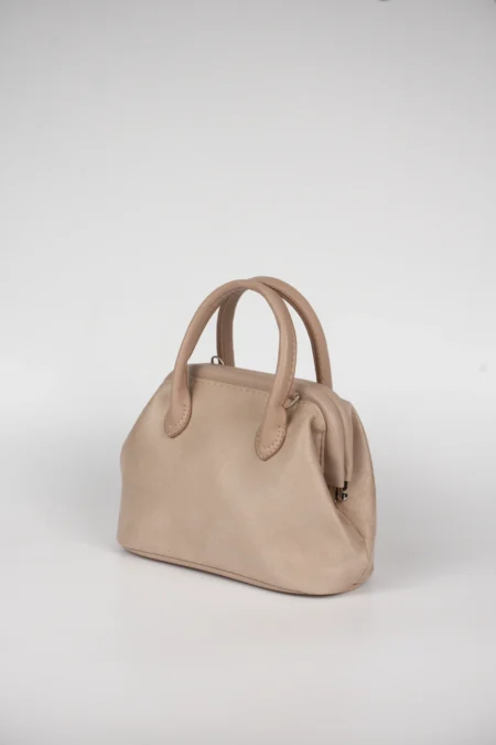 Süet Burslu Fular Detaylı Askılı El Kol ve Omuz Çantası