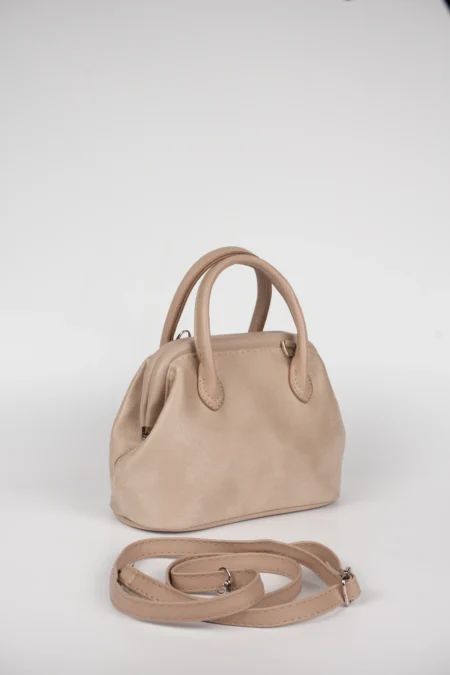 Süet Burslu Fular Detaylı Askılı El Kol ve Omuz Çantası