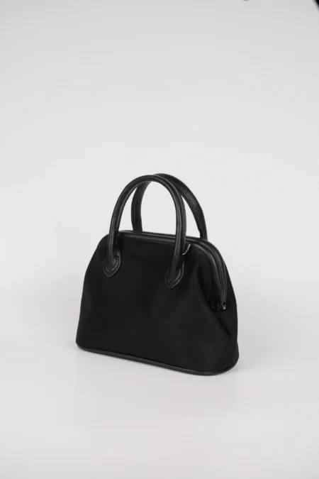 Süet Burslu Fular Detaylı Askılı El Kol ve Omuz Çantası