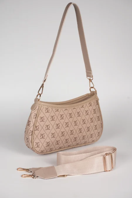 Kadın Desenli Baget El ve Omuz Askılı Çanta