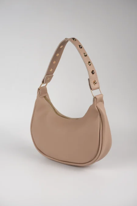 Kadın Baget Askı Detaylı Fermuarlı El Kol Çantası