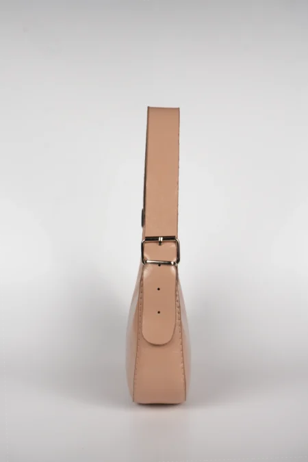 Rugan Deri Baget Fermuar Kapamalı Askılı El ve Kol Çantası