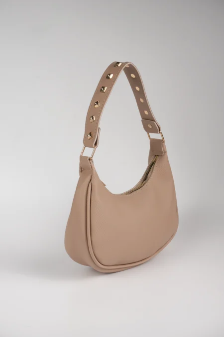 Kadın Baget Askı Detaylı Fermuarlı El Kol Çantası