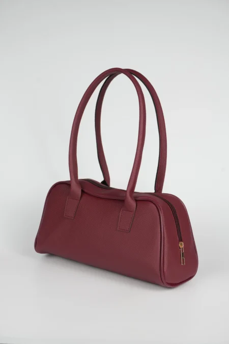 Uzun Askılı Baget Fermuarlı Omuz Çantası