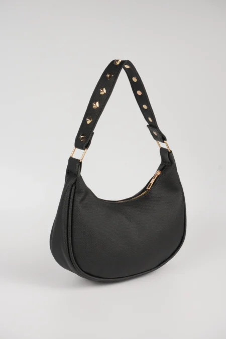 Kadın Baget Askı Detaylı Fermuarlı El Kol Çantası