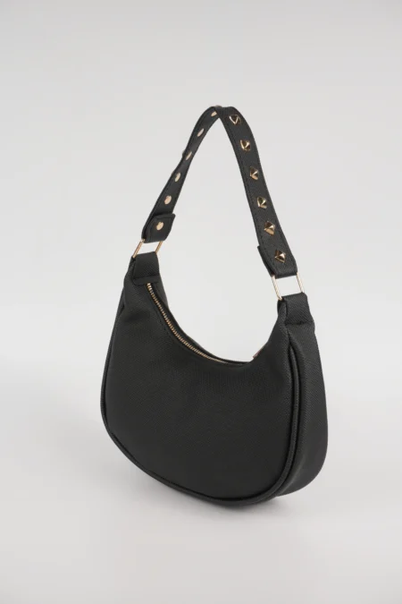 Kadın Baget Askı Detaylı Fermuarlı El Kol Çantası